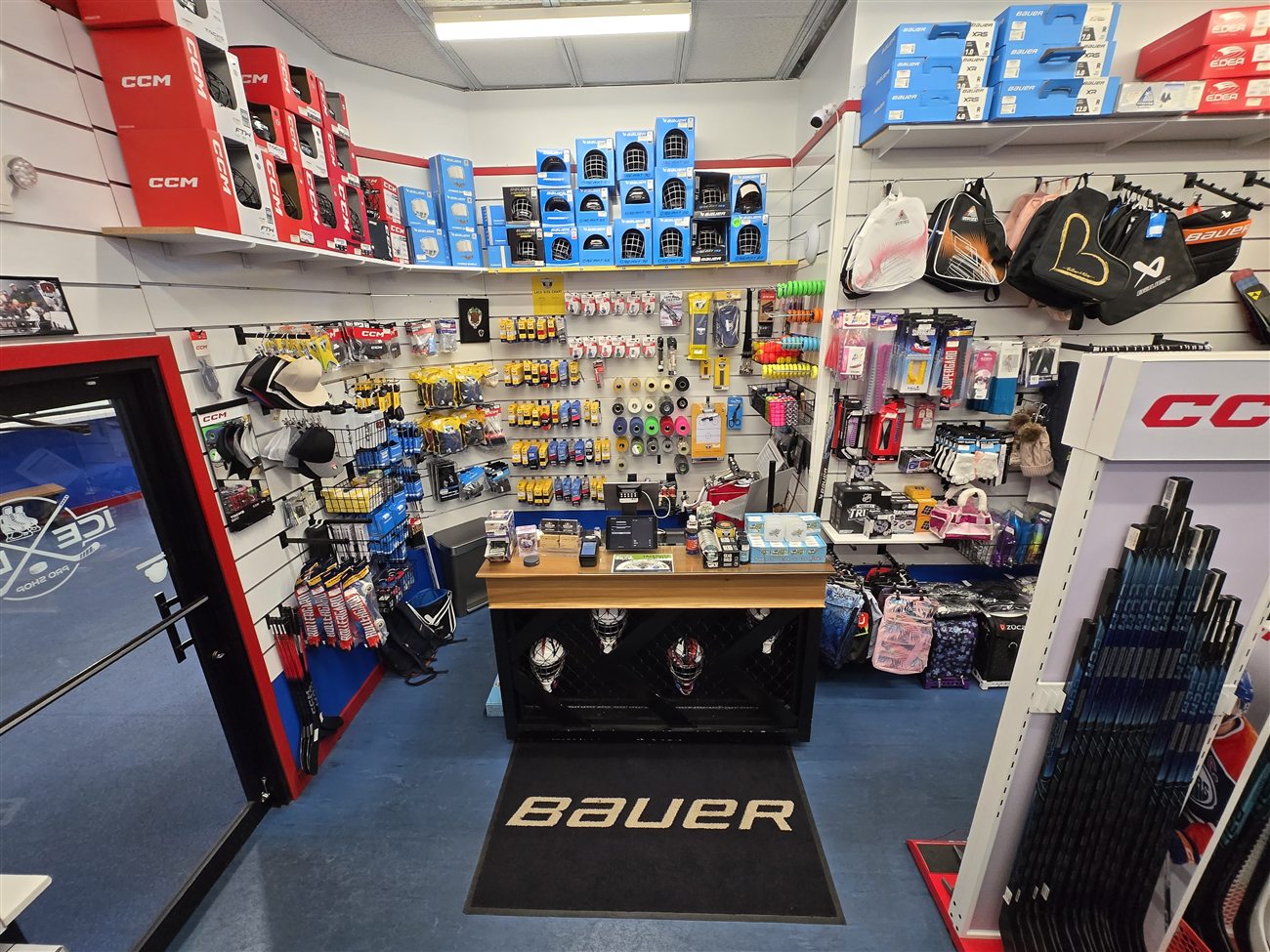 Inside Ice Lab Pro Shop